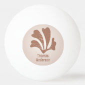 Abstract Art Brown Algae, Kelp Pingpongbal (Voorkant)