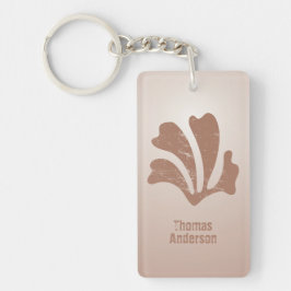 Abstract Art Brown Algae, Kelp Sleutelhanger