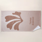 Abstract Art Brown Algae, Kelp Strandlaken (Voorkant)