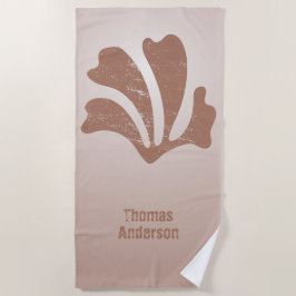 Abstract Art Brown Algae, Kelp Strandlaken