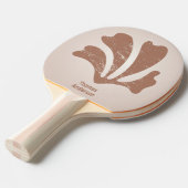 Abstract Art Brown Algae, Kelp Tafeltennisbatje (Voorkant Gekanteld)