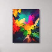 abstract art canvas afdruk (Voorkant)