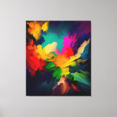 abstract art canvas afdruk (Voorkant)