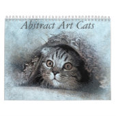 Abstract Art Cat Kalender (Hoes)