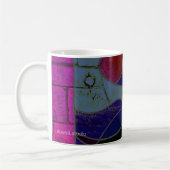 Abstract Art Coffee Mug "Candlelight Variation" Koffiemok (Links)
