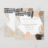 Abstract Art Collage Promotional Event Kaart