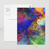 Abstract Art Cool Briefkaart (Voorkant / Achterkant)