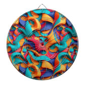 Abstract Art Dartboard Dartbord (Voorkant)