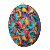 Abstract Art Dartboard Dartbord (Voorkant Rechts)