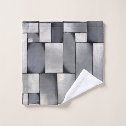 Abstract - Art Deco Bad Handdoek (Wasdoekje)