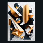 Abstract Art Deco-Poster | Kantoor, huis, publiek Poster<br><div class="desc">Dit is een abstract kunststuk gemaakt met invloed van kunstdecostijlen. De vorm trekt focus in het stuk zodat de geest zich kan ontspannen en rondzwerven. Het zou er geweldig uitzien in elke kantoor ruimte of zelfs in een openbare ruimte.</div>