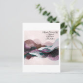 Abstract Art Design | Modern Minimalist Briefkaart (Staand voorkant)