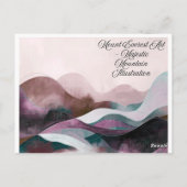 Abstract Art Design | Modern Minimalist Briefkaart (Achterkant)