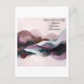Abstract Art Design | Modern Minimalist Briefkaart (Voorkant)