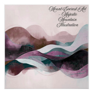 Abstract Art Design | Modern Minimalist Perfect Poster