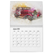 Abstract Art Drag Car Kalender (Jan 2026)