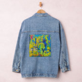 Abstract Art Dragonfly Denim Jas Denim Jacket (Hangar)