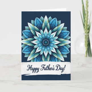 Abstract Art Fathers Day Card Kaart