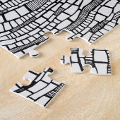 Abstract Art Geometric Shapes Difficult Puzzle Legpuzzel (Zijkant)