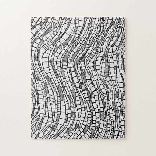 Abstract Art Geometric Shapes Difficult Puzzle Legpuzzel (Verticaal)