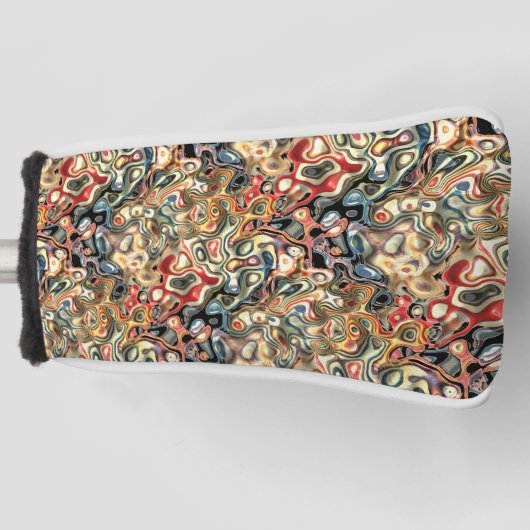 Abstract Art Golf Head-Hoesje Golfheadcover (Voorkant)