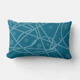 Abstract Art Green Line Circles Minimalisme Kussen