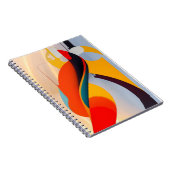 #abstract Art iPhone / iPad hoesje Notitieboek (Rechterzijde)