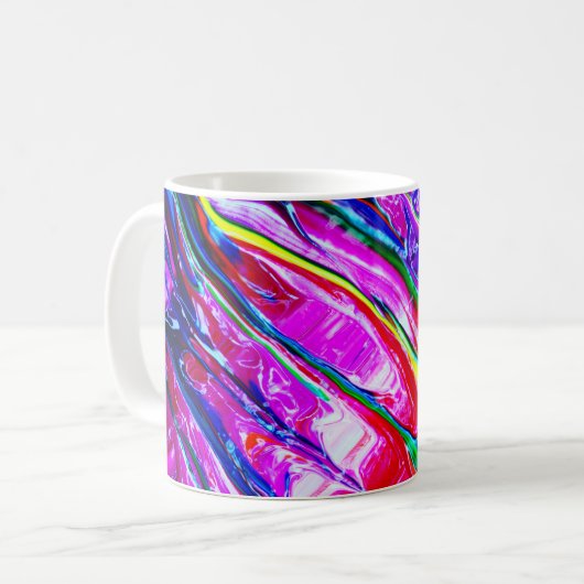 Abstract art Koffiemok (Voorkant links)