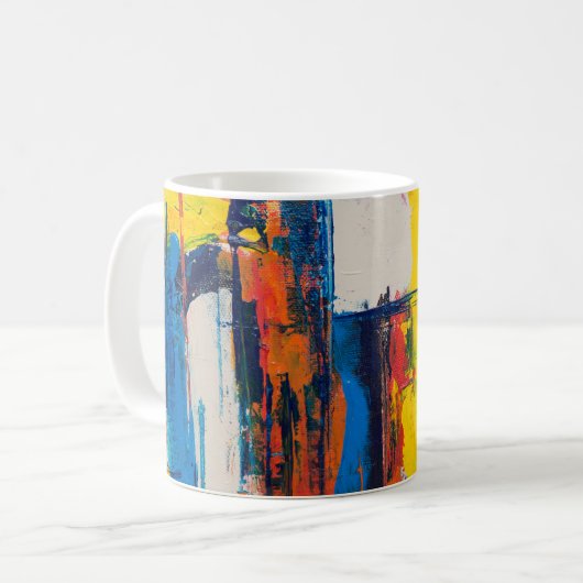 Abstract Art Koffiemok (Voorkant links)