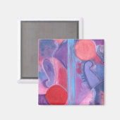 Abstract Art Magnet (Voorkant / Achterkant)