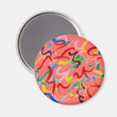 Abstract Art Magnet (Voorkant / Achterkant)