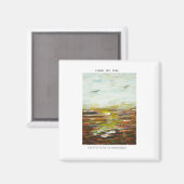 Abstract Art Magnet - “On the Path to Awareness” (Voorkant / Achterkant)