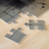 Abstract Art Matrix meisje Legpuzzel (Zijkant)