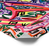 Abstract Art Maze Poster (Hoek)