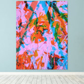 Abstract art mixed media  canvas afdruk (Insitu (Houten vloer))