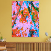 Abstract art mixed media  canvas afdruk (Insitu (Woonkamer))