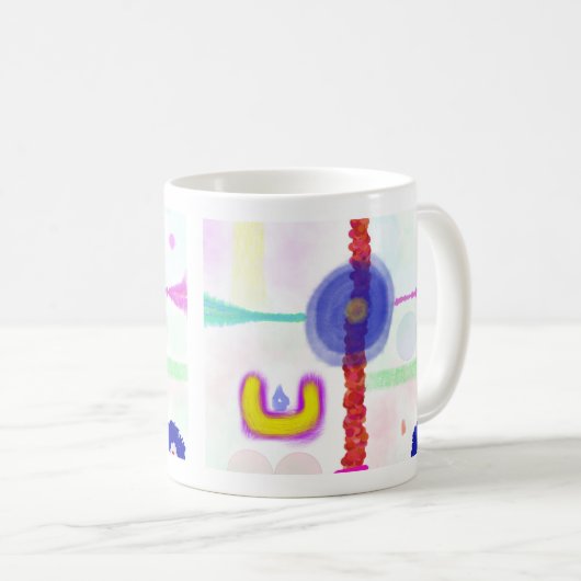 Abstract Art Mug Koffiemok (Voorkant rechts)