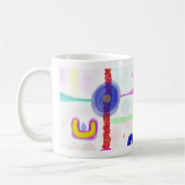 Abstract Art Mug Koffiemok (Links)