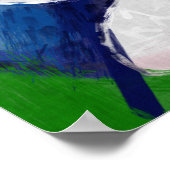 Abstract Art Number 10 Billiards Ball Poster (Hoek)
