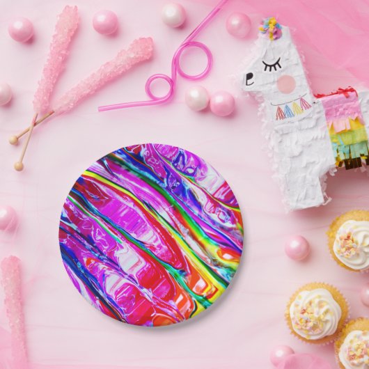  Abstract art Papieren Bordje (Feest)