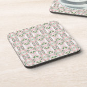 Abstract art plastic coaster bier onderzetter (Linkerzijde)