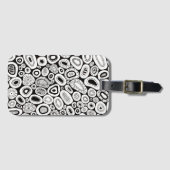 Abstract Art Random Blobby Shapes Bagagelabel (Voorkant (horizontaal))