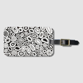 Abstract Art Random Blobby Shapes Bagagelabel