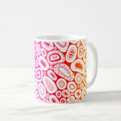 Abstract Art Random Blobby Shapes  Koffiemok (Voorkant rechts)