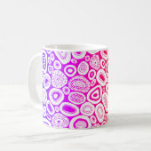 Abstract Art Random Blobby Shapes  Koffiemok (Voorkant links)