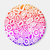 Abstract Art Random Blobby Shapes  Magneet (Voorkant)