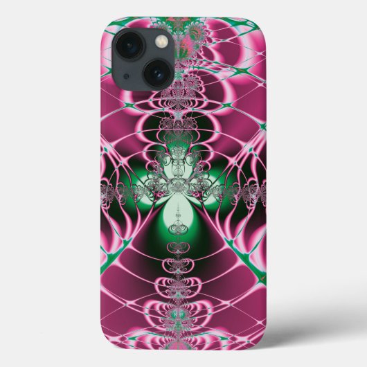 Abstract Art Red Flower Case-Mate iPhone Case (Achterkant)