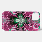 Abstract Art Red Flower Case-Mate iPhone Case (Achterkant (horizontaal))