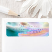 Abstract Art Return-adreslabel Etiket (Insitu)