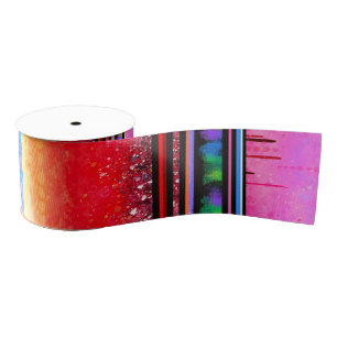 Abstract Art Ribbon Grosgrain Lint